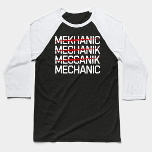 Mechanic-funny Baseball T-Shirt